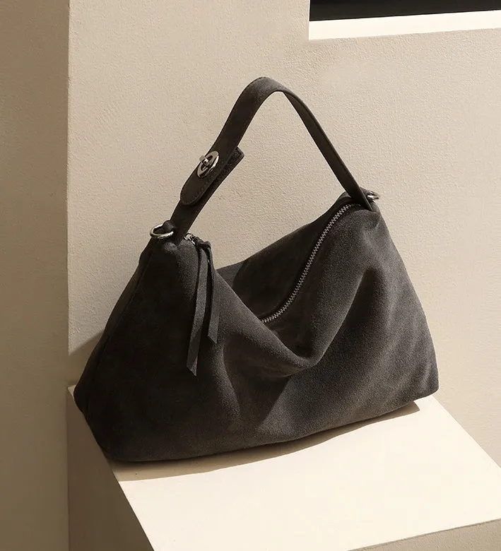 Velora Suede Hobo