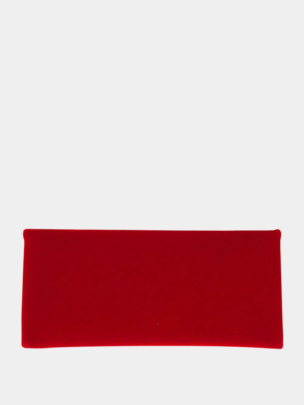 Velvet Clutch Ava Crystal in Red