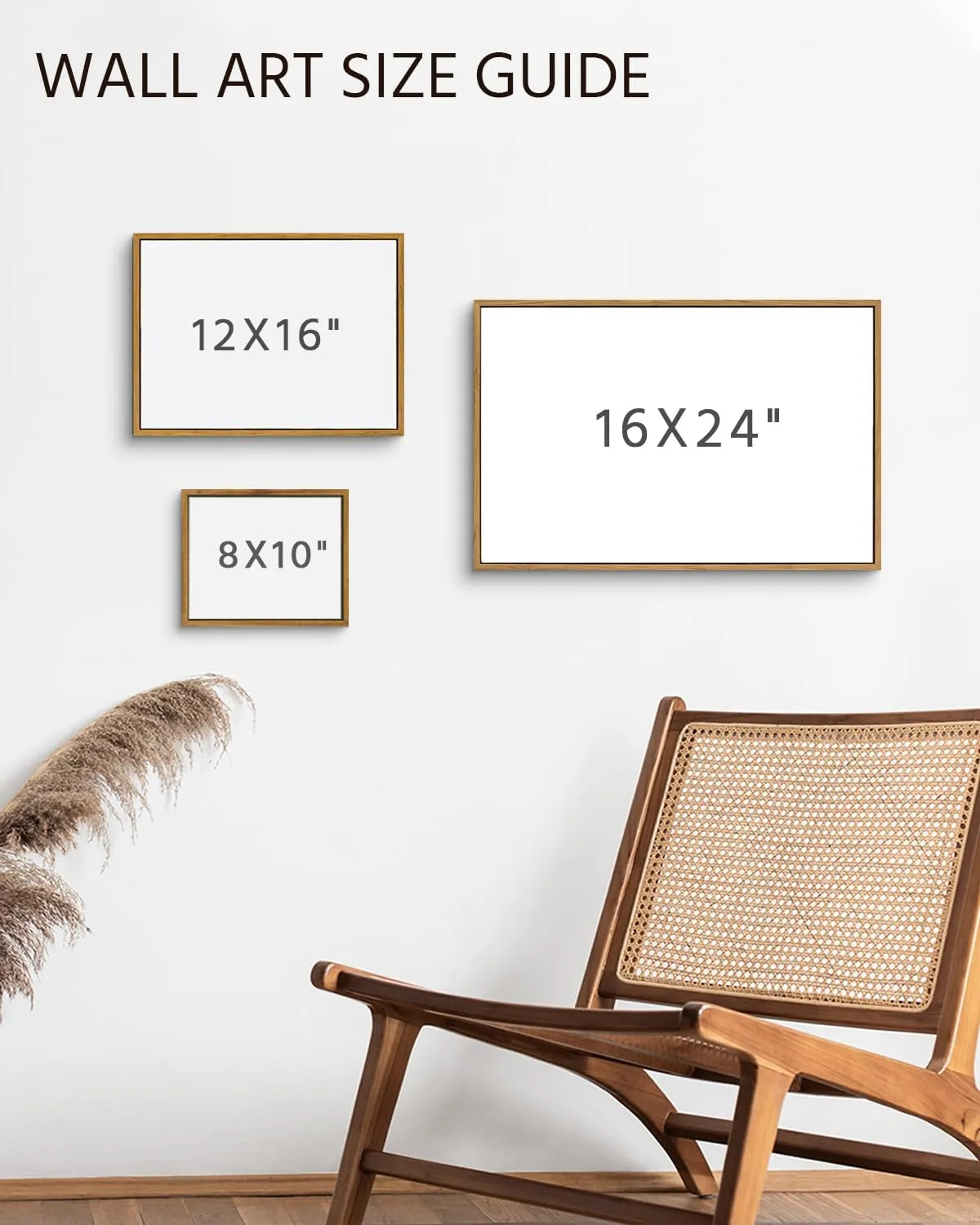 VIYYIEA Framed Canvas Wall Art Room Decor, Winter Decor, Mountain Landscape Painting Prints, Rustic Farmhouse Decorations for Bedroom Bathroom Living Room 9"x11"
