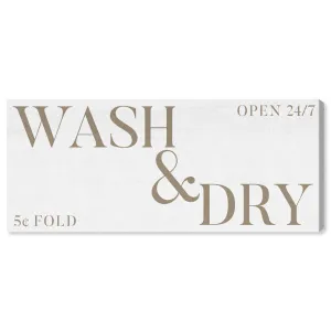 Wash and Dry Rustic