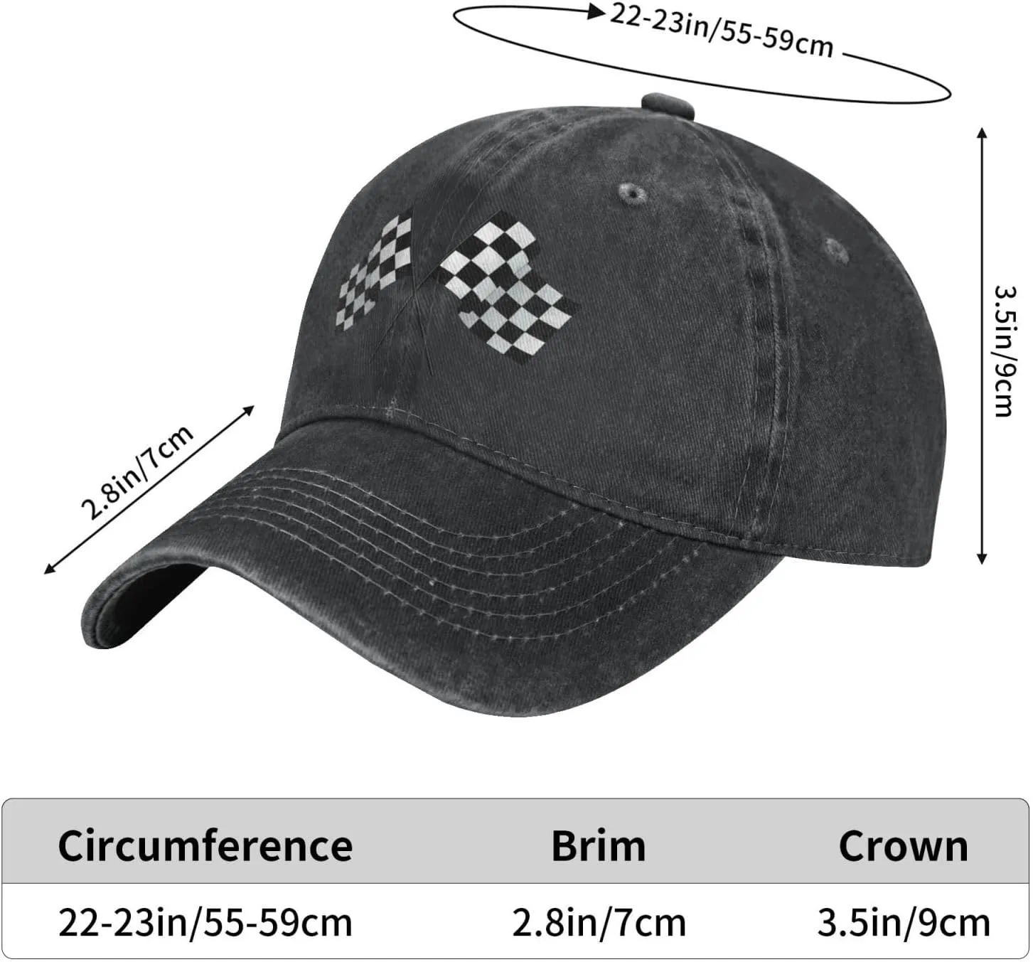Washed Plain Baseball Cap, Retro Adjustable Dad Hats Gifts for Men Women,Cotton