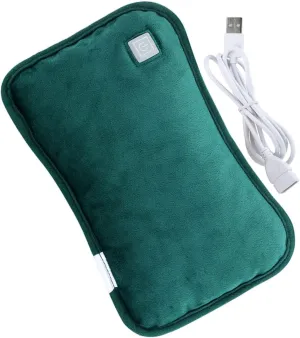 Waterless Hand Warmer Waterer Rechargeable Stomach Warmer Bags Reusable Electric Heating Bottle Electric Water Bag Heating Water Bag Warmers Electric Water Bottle Portable Flannel