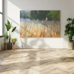Whispering Reeds Large Canvas Print