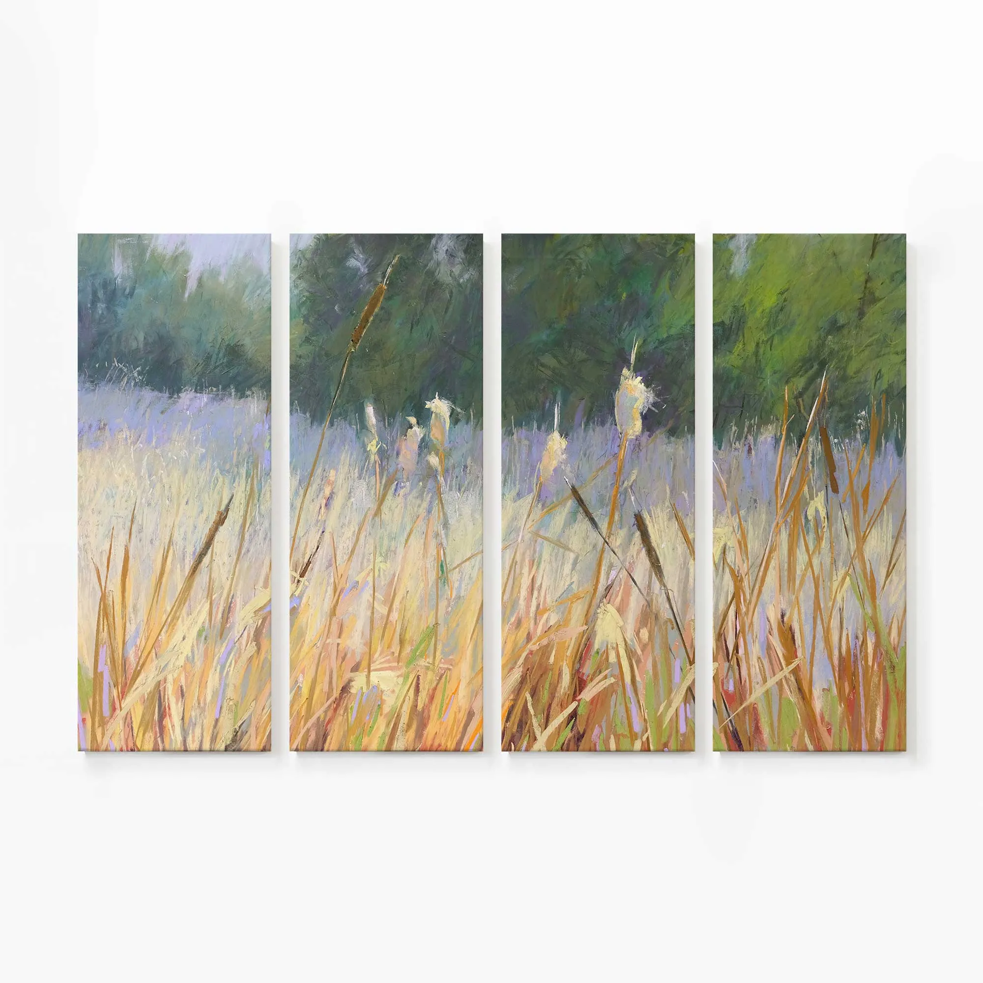 Whispering Reeds Large Canvas Print