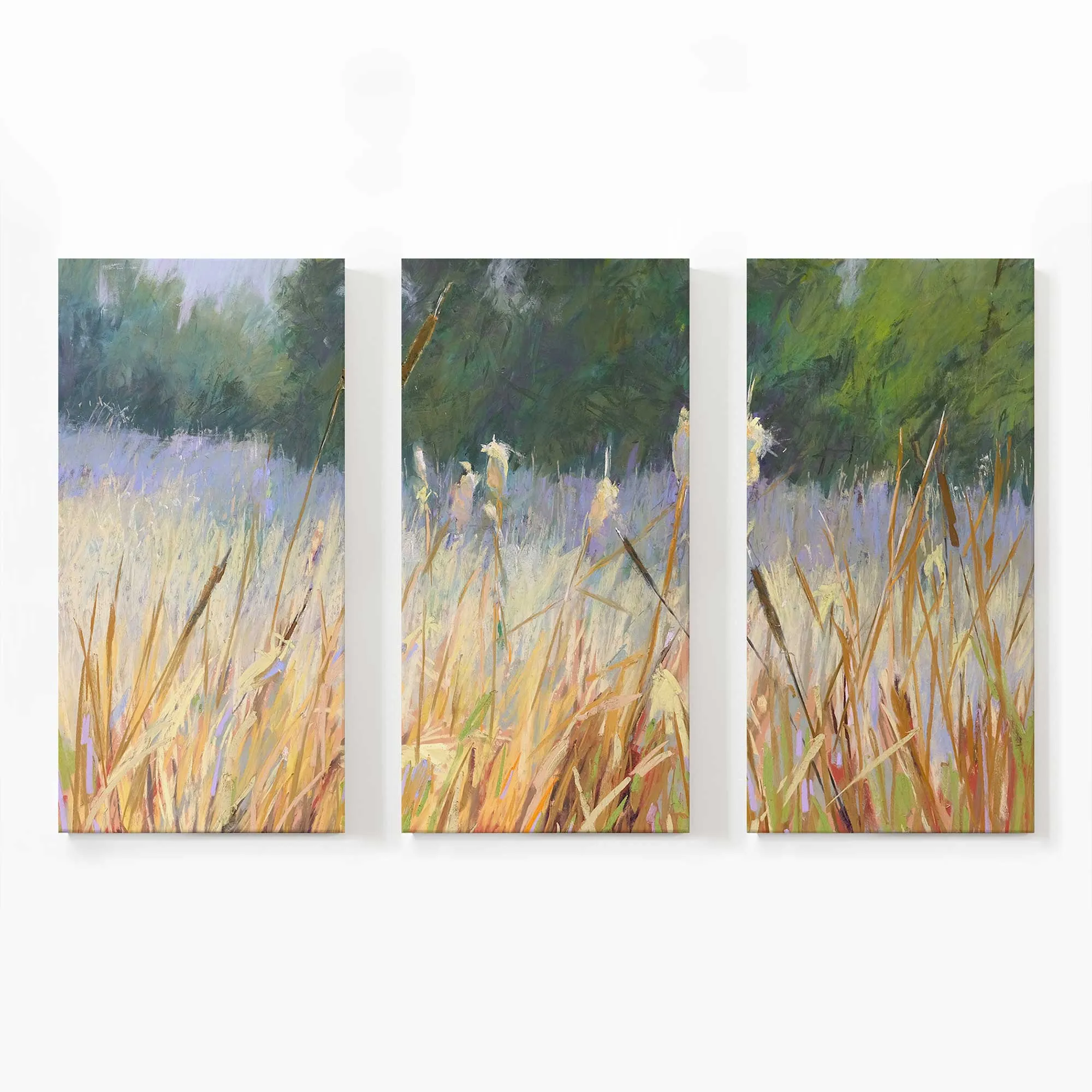 Whispering Reeds Large Canvas Print