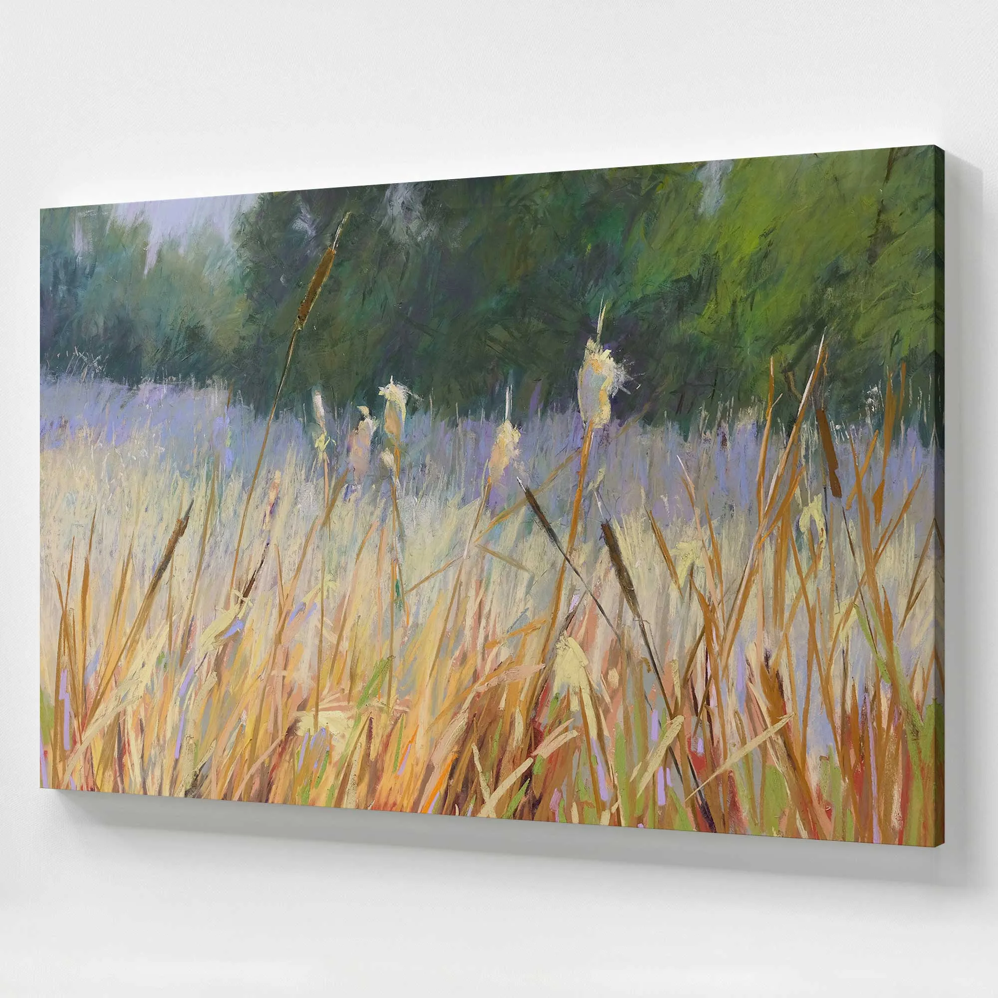 Whispering Reeds Large Canvas Print