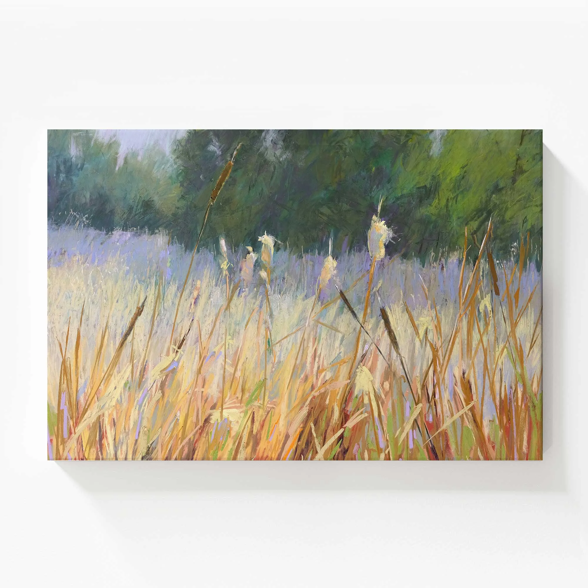 Whispering Reeds Large Canvas Print
