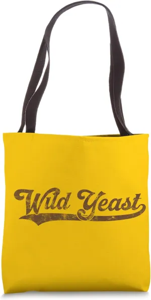 Wild Yeast Rustic Sourdough Dealer Retro Graphic Tote Bag