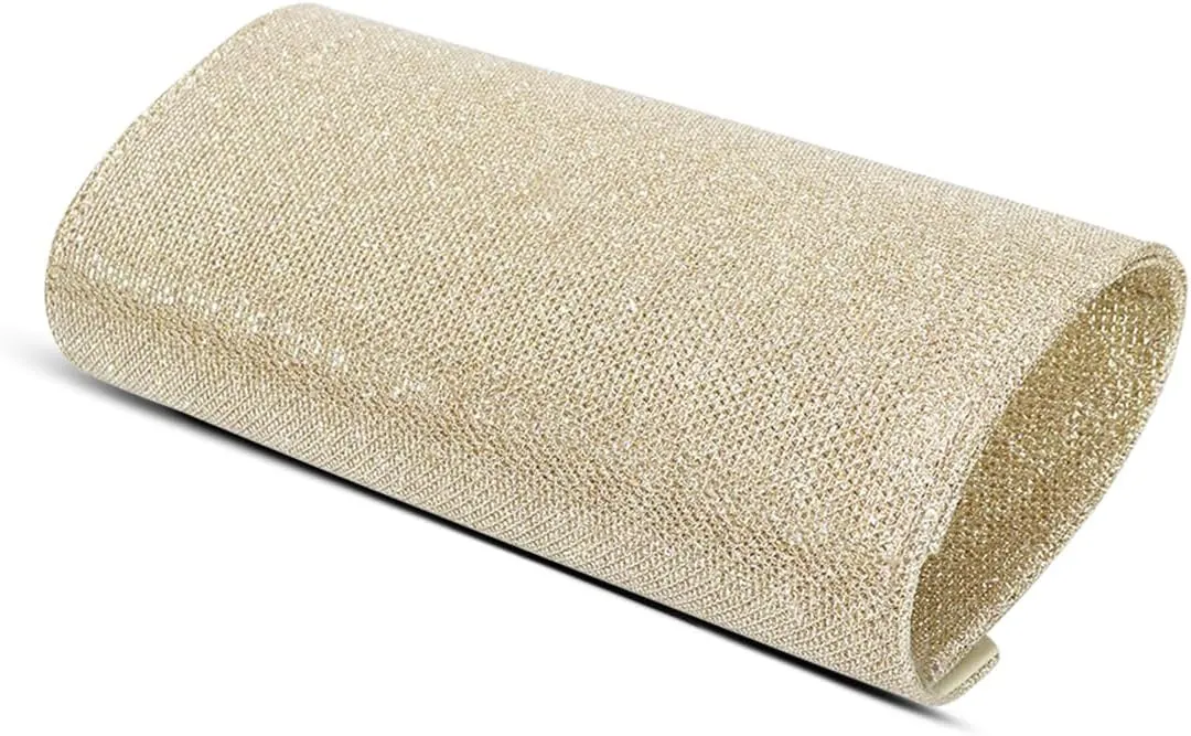 Women Clutch Purses Sparkling Envelope Evening Bag with Detachable Chain for Women Prom