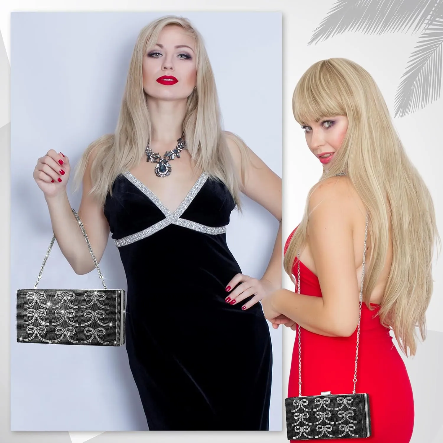 Women Poker Card Evening Clutch Rhinestone Purse Casino Vegas Novelty Purse Queen Hearts Bags Playing Cards Gift