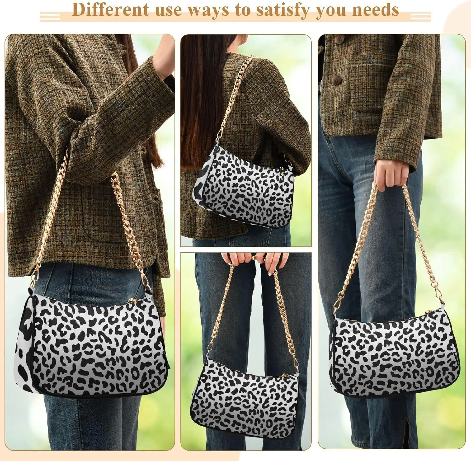 Women's Chain Bag, Shoulder Bag, Handbag Purse, Tote Bag, Fashion Underarm Bag