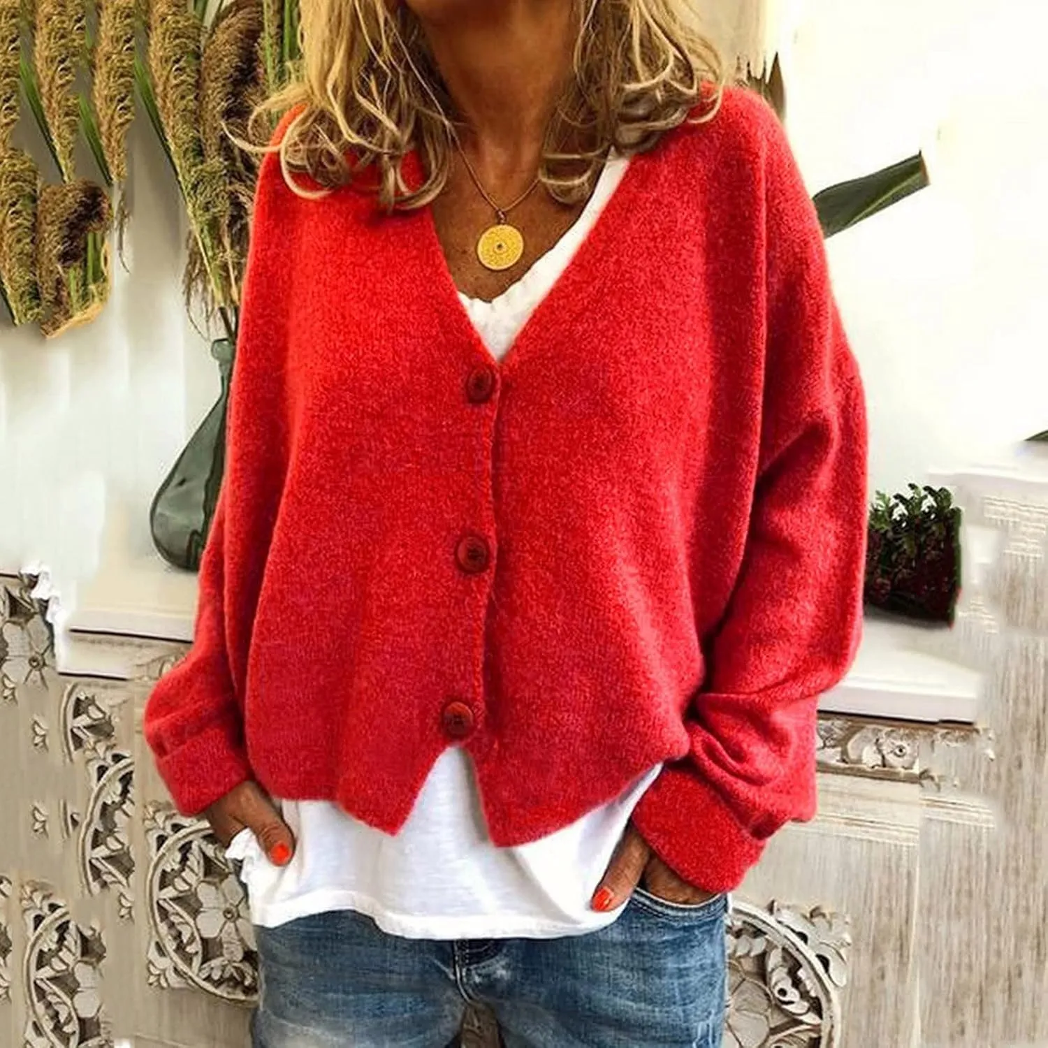 Womens Crochet Cardigan Sweater Kimonos Down Long Sleeve Oversized Knit Cardigans Autumn Open Front Knitted Sweater