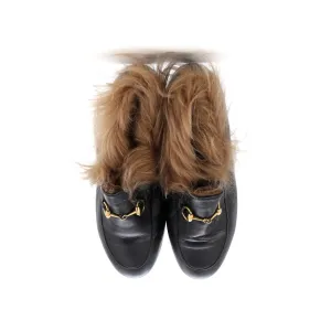 Women's Jordaan Loafers Leather with Fur