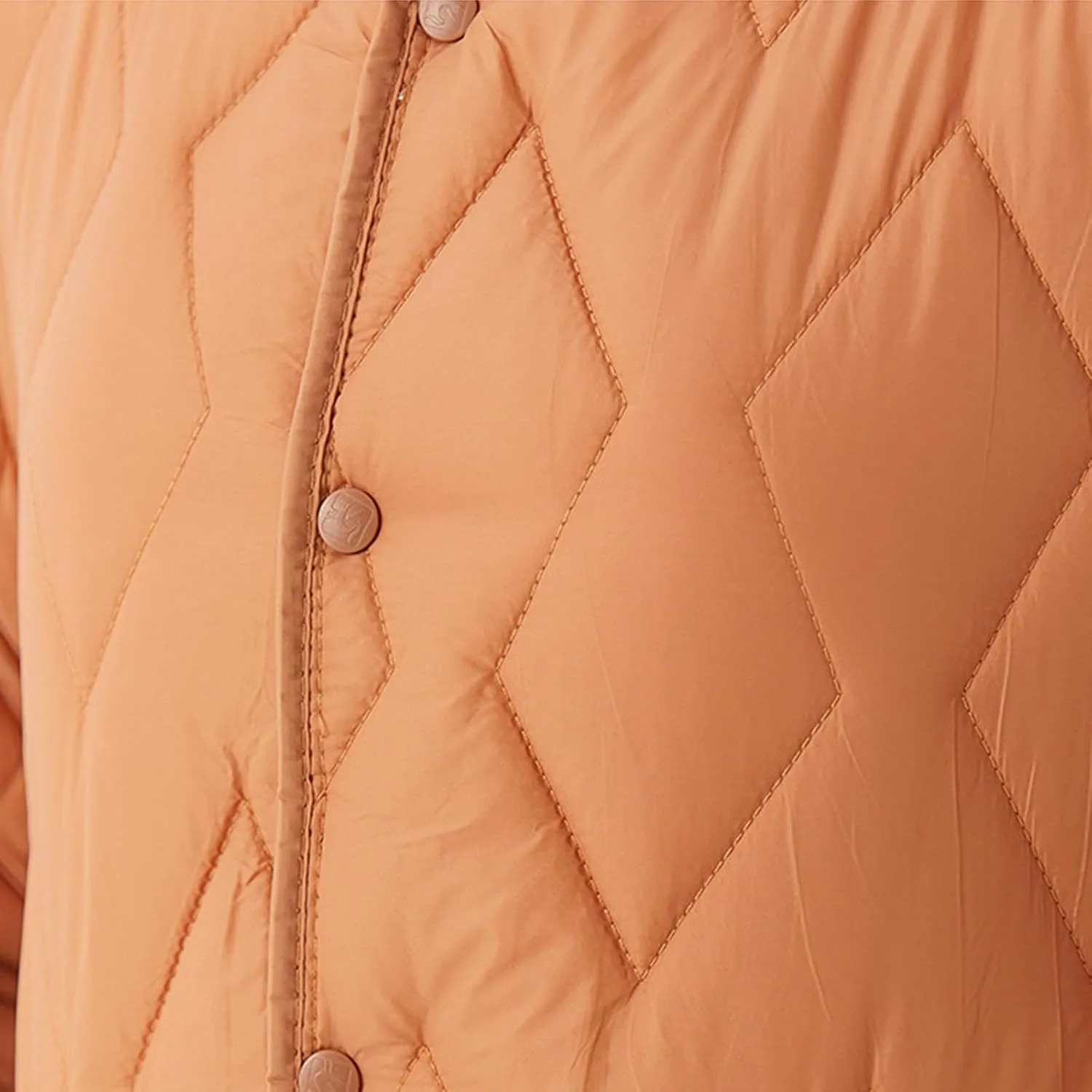 Womens Quilted Jackets Long Sleeve Button Down Cropped Coat Fall Winter Plush Warm Comfy Plus Size Solid Outerwear