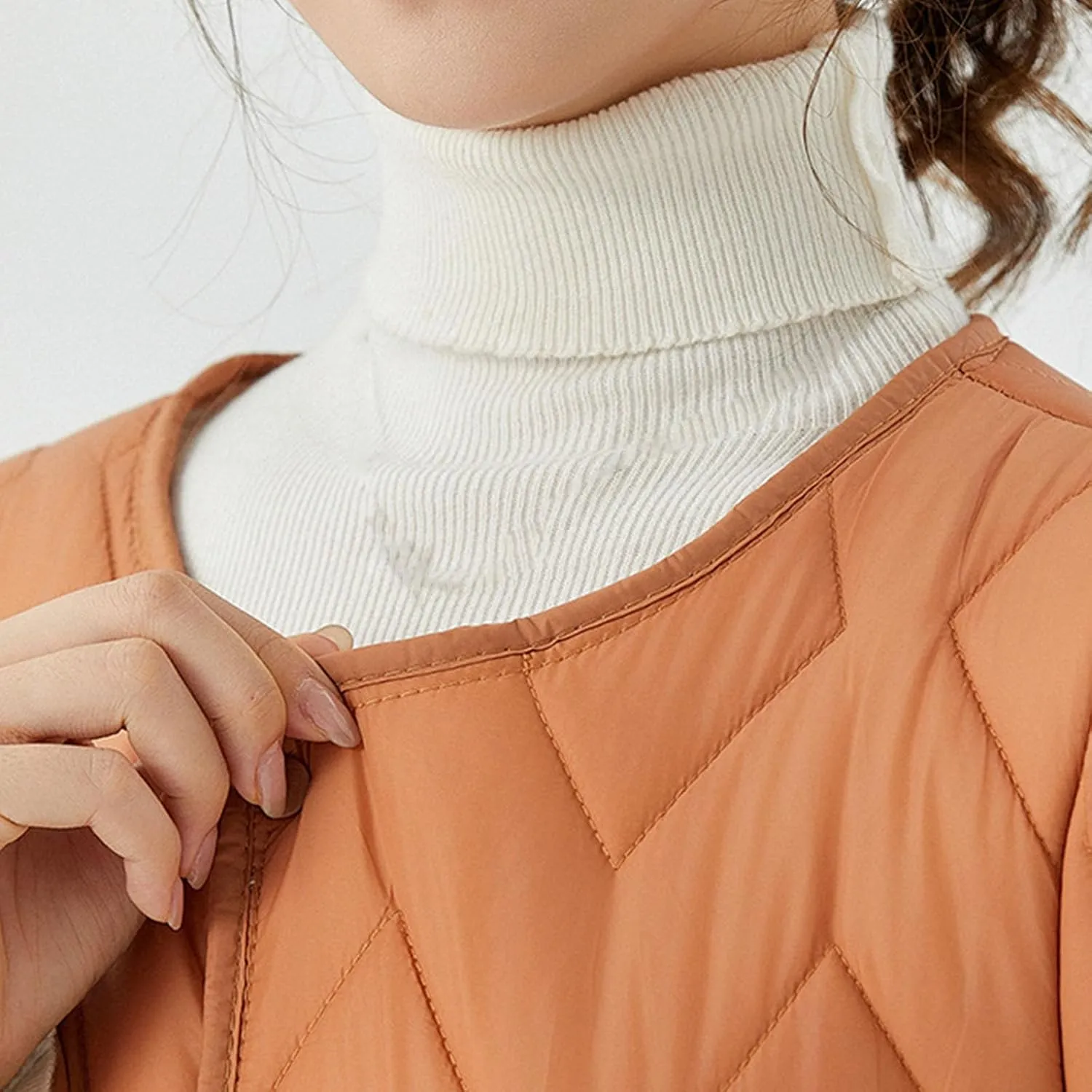 Womens Quilted Jackets Long Sleeve Button Down Cropped Coat Fall Winter Plush Warm Comfy Plus Size Solid Outerwear