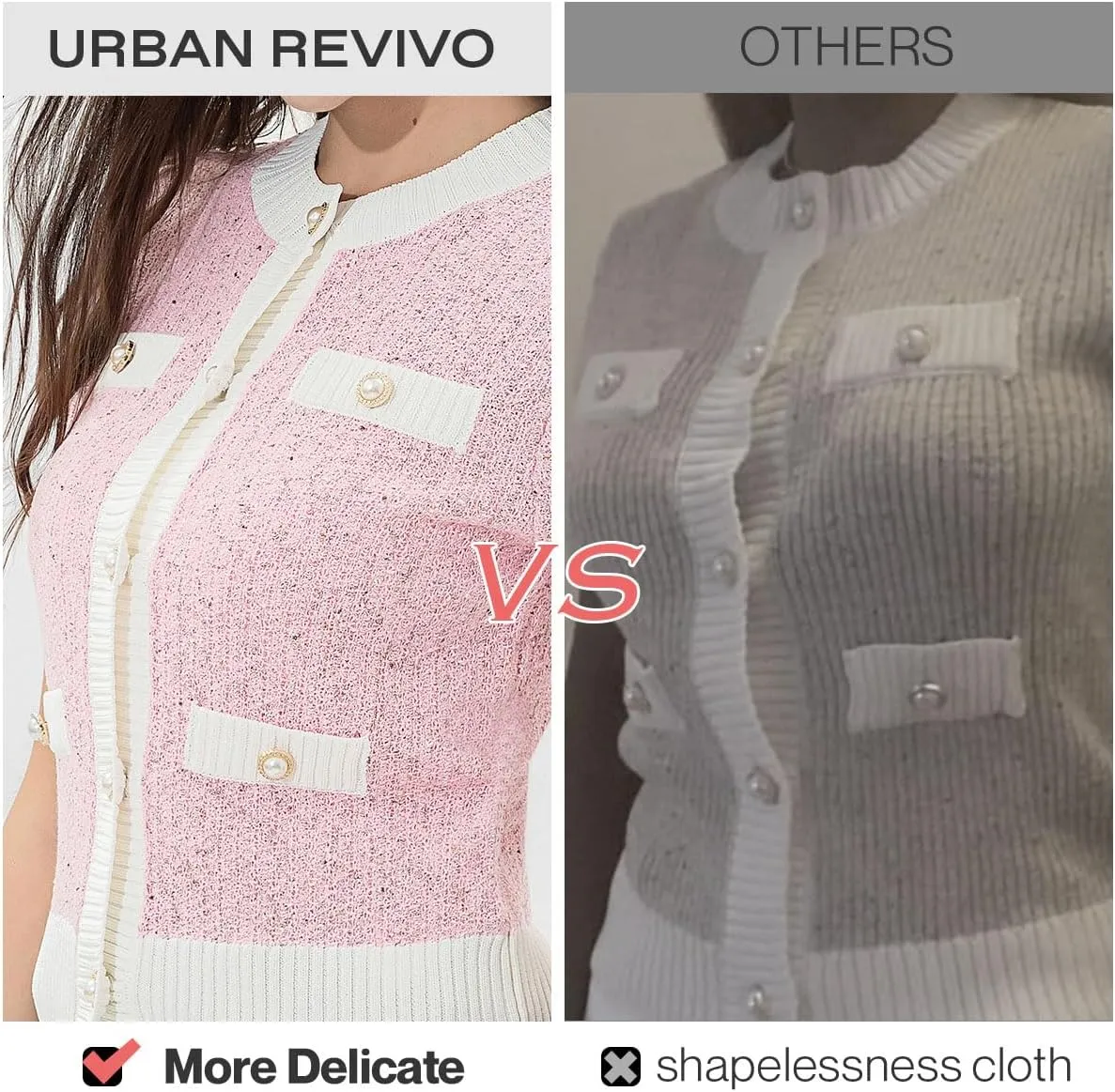 Womens Short Sleeve Cardigans Tops Summer Button Up Work Cropped Sweater Shirts 2025
