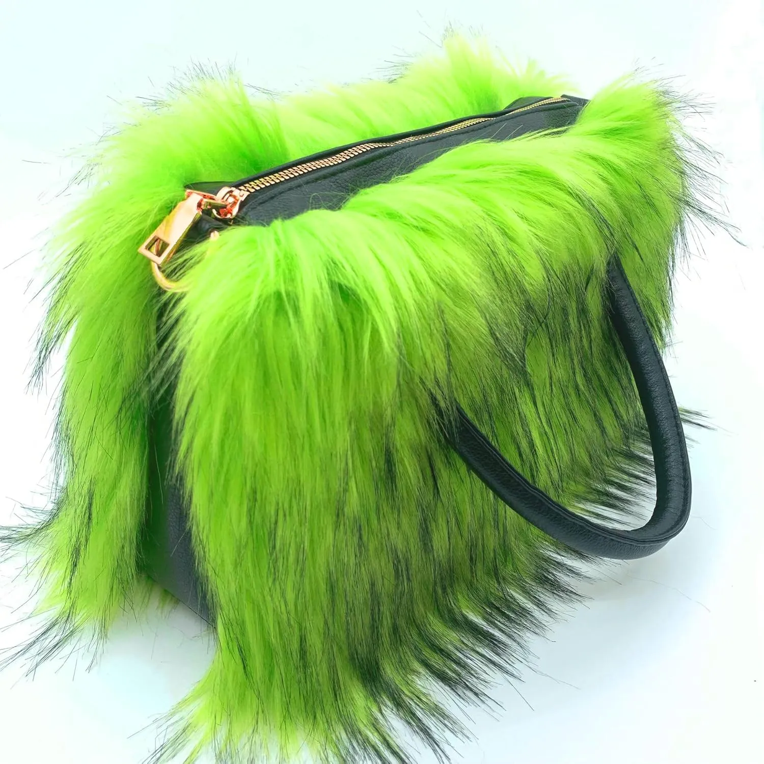Women's Shoulder Handbags Faux Fur Tote Bag Fluffy Satchel Handbags for Women, Mom, Friend, Bridesmaids
