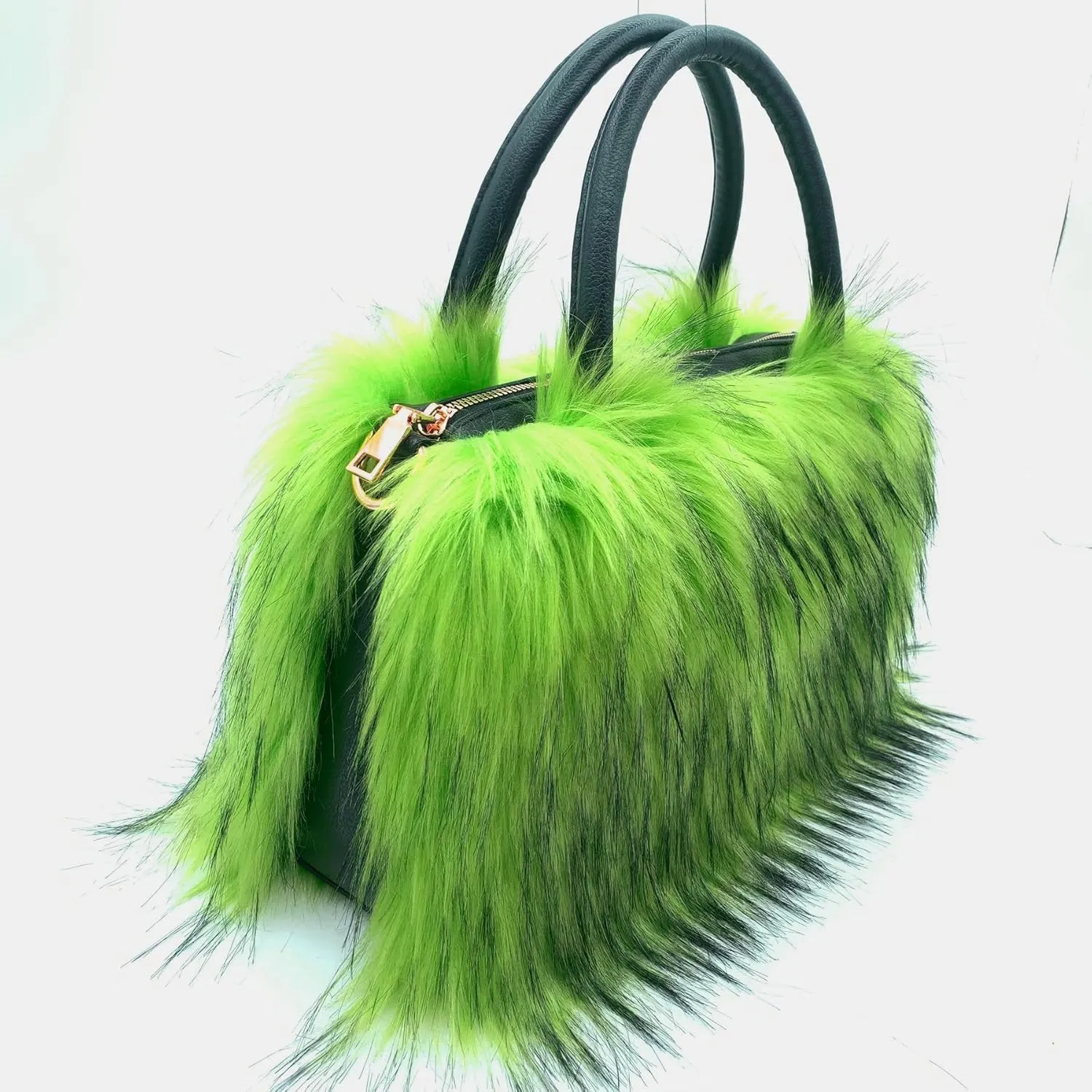 Women's Shoulder Handbags Faux Fur Tote Bag Fluffy Satchel Handbags for Women, Mom, Friend, Bridesmaids