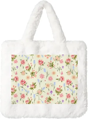 Women's Shoulder Handbags Fluffy Tote Bag Fashion Shoulder Bag for Women