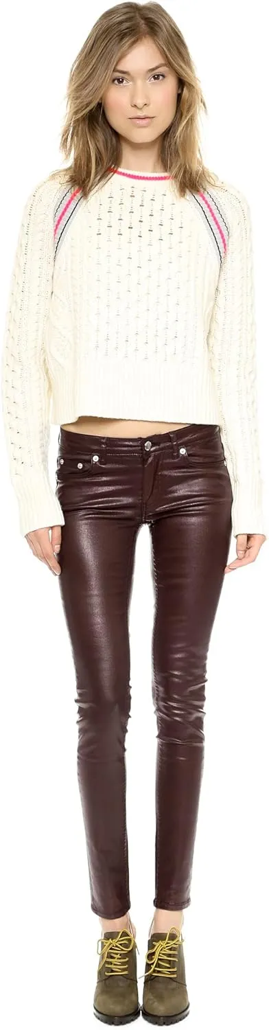 Women's Slim Fit Jeans 26#WJ520401, Empire Red