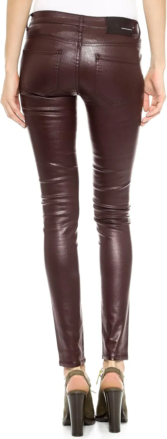 Women's Slim Fit Jeans 26#WJ520401, Empire Red