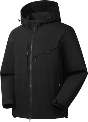 Womens Waterproof Rain Jacket Lightweight Windproof Raincoat Active Outdoor Hiking Trench Coats Windbreaker