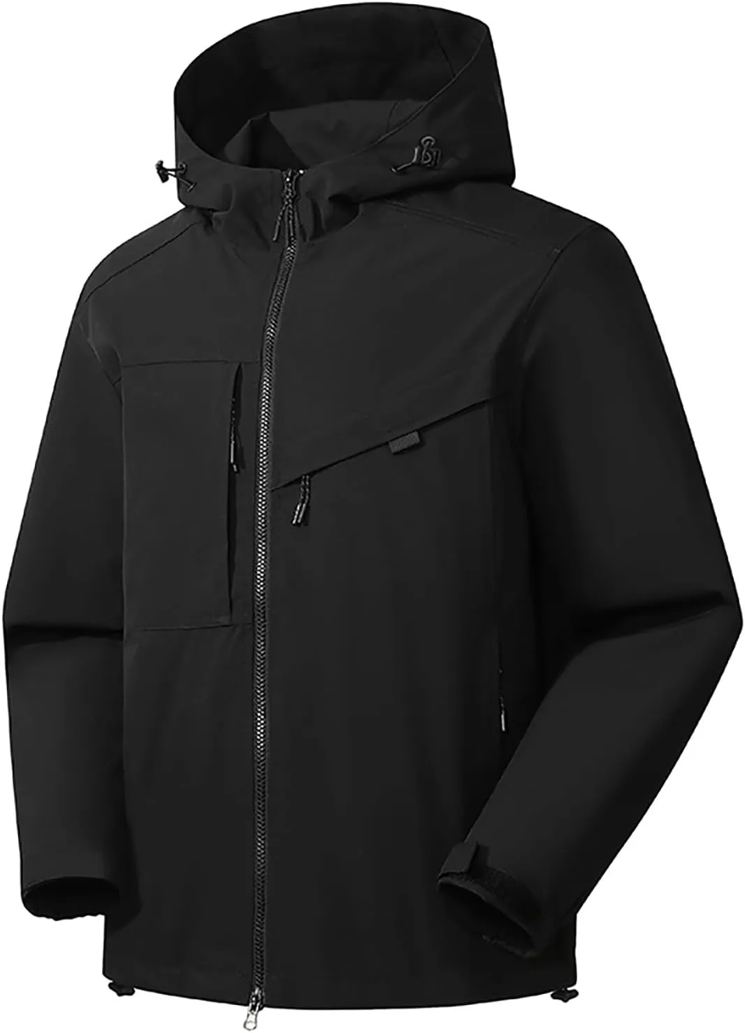 Womens Waterproof Rain Jacket Lightweight Windproof Raincoat Active Outdoor Hiking Trench Coats Windbreaker