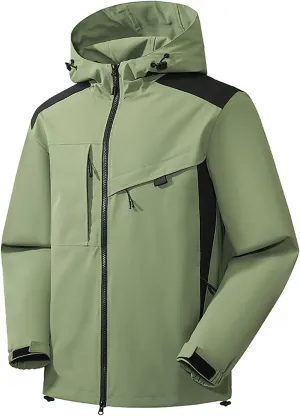 Womens Waterproof Rain Jacket Lightweight Windproof Raincoat Active Outdoor Hiking Trench Coats Windbreaker