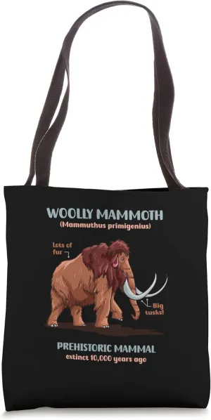 Woolly Mammoth Prehistoric Mammal Animal Mammoth Tote Bag