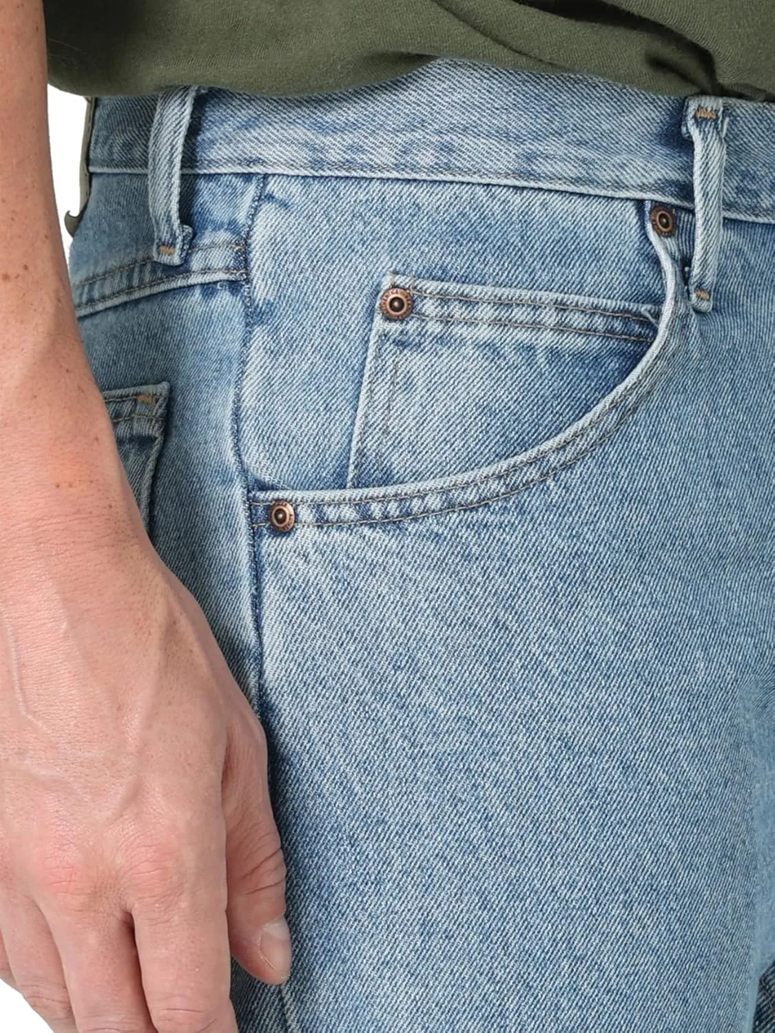 Wrangler Authentics Men's Classic 5-Pocket Regular Fit Cotton Jean