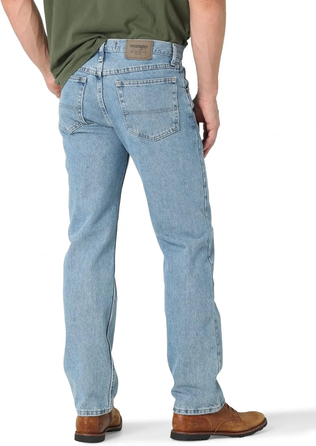 Wrangler Authentics Men's Classic 5-Pocket Regular Fit Cotton Jean