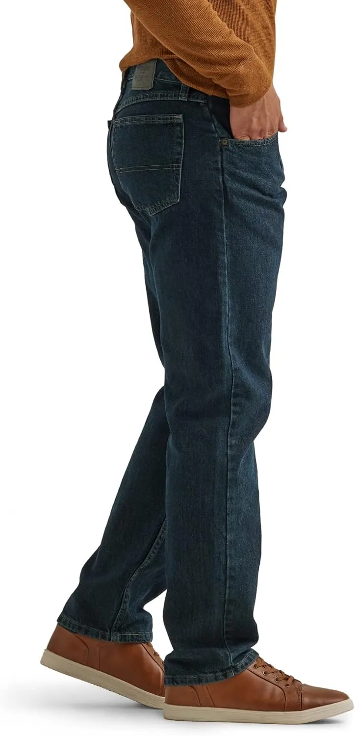 Wrangler Authentics Men's Classic 5-Pocket Relaxed Fit Cotton Jean