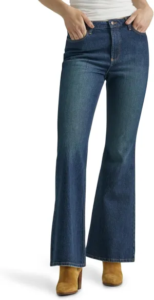 Wrangler Women's High Waisted Fierce Flare Jean