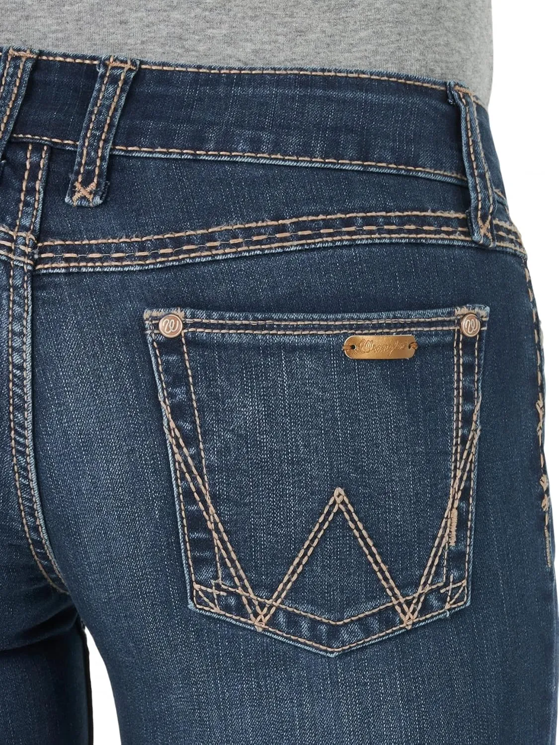 Wrangler Women's Retro Mae Rise Stretch Boot Cut Jeans