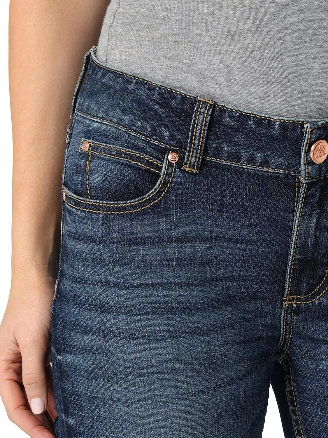 Wrangler Women's Retro Mae Rise Stretch Boot Cut Jeans