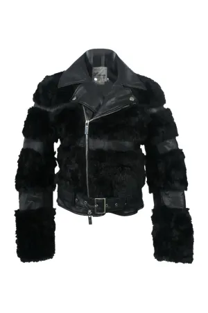 [WW37715] Noir Kei Ninomiya  | Leather Jacket