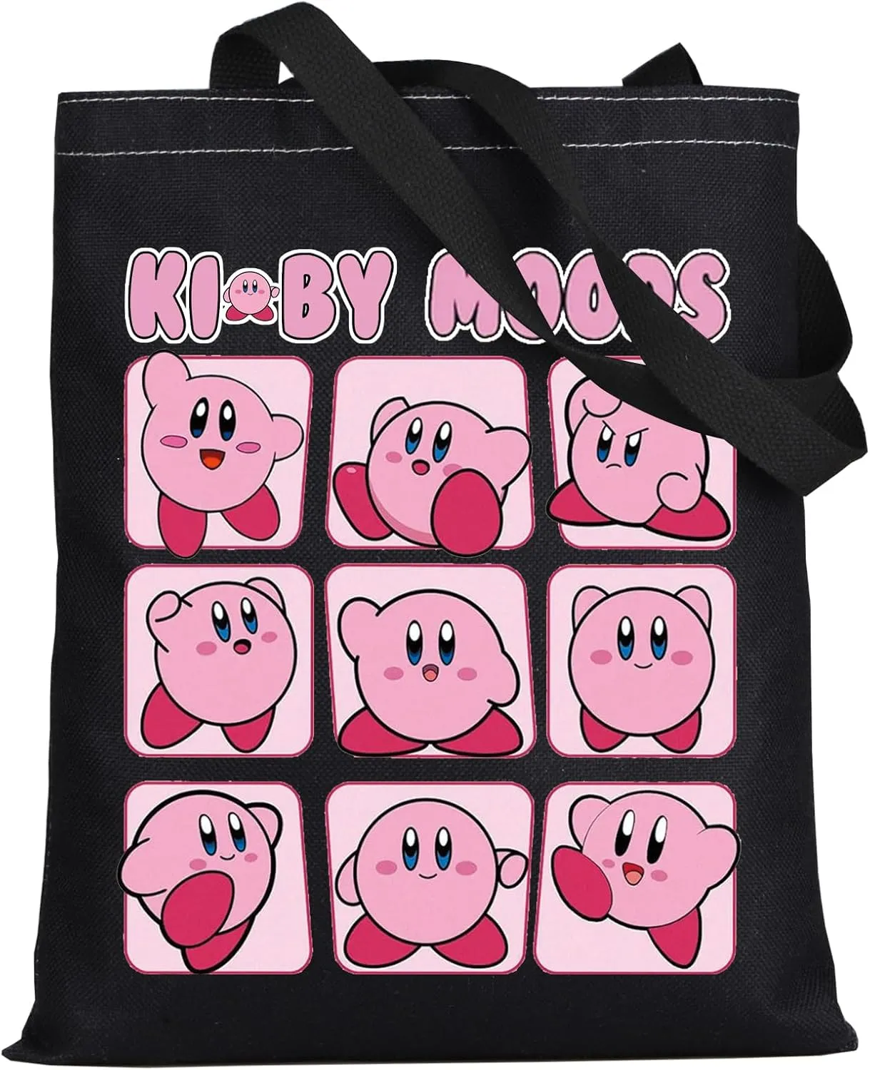 WZMPA Kawaii Tote Bag Game Lover Gift Reusable Grocery Bag Merchandise