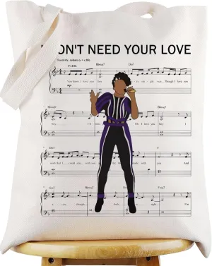 WZMPA Musical Tote Bag Parr Fans Gift I Don'T Need Your Love Theater Drama Shoulder Bag Cats Musical Merchandise