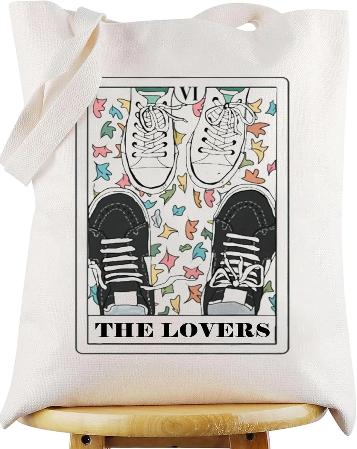 WZMPA Nick And Charlie Fans Tote Bag LGBT TV Show Inspired Gift Nick And Charlie The Lovers Reusable Grocery Bag