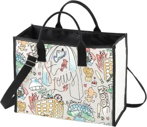 WZMPA St Louis Travel Tote Bag - Missouri Souvenir Gift - Gateway Arch Trip Reusable Grocery Bag