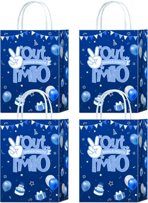 YanZonic 16Pcs Peace Out Single Digits Party Bags - Robust Double Digits Birthday Boy, Ideal 10th Birthday Decorations for Boys