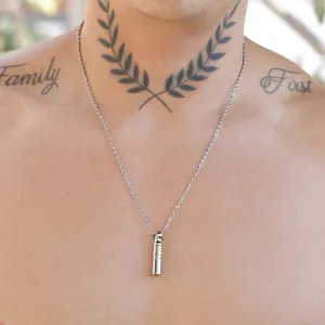 Zahir Stash Pendant with Chain Necklace