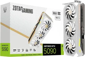 ZOTAC Gaming GeForce RTX 5090 Solid OC White ED 32GB GDDR7 Graphics Board ZT-B50900Q-10P VD9131