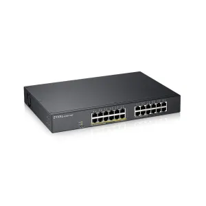 Zyxel 24-Port PoE Gigabit Switch | Smart-Managed | 12x PoE  @130W | Rackmount [GS1900-24EP]